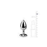 Plug de Aluminio No 2 Plata Transparente