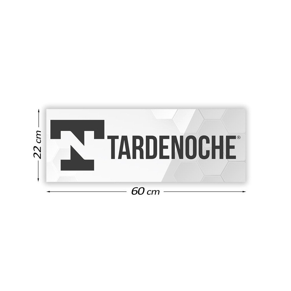 Cartel Promocional Tardenoche 60 cm x 22 cm