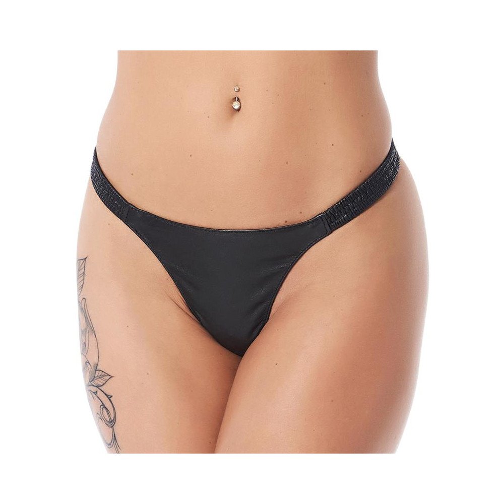 Tanga Cuero Elastico
