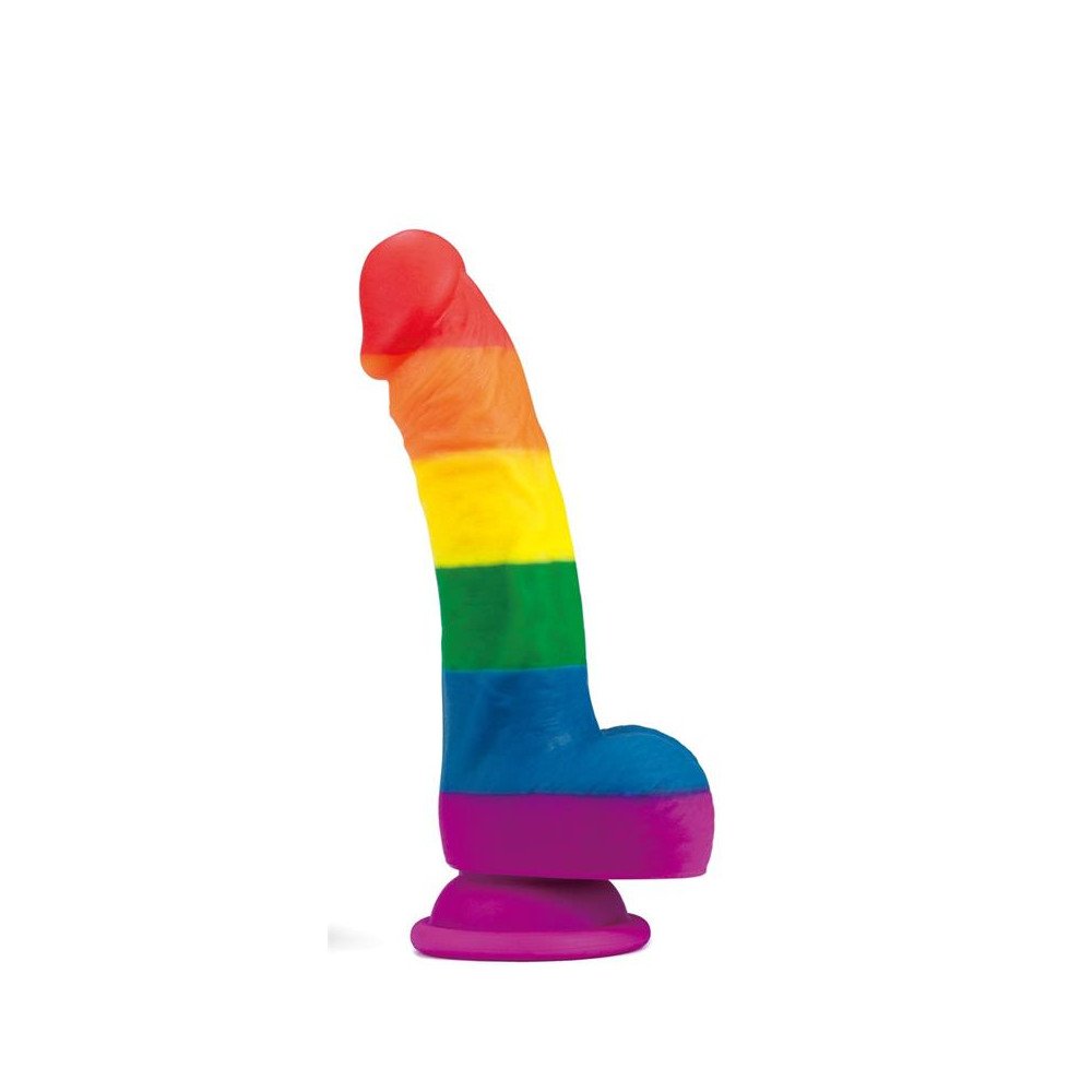 Dildo Prider 8 Silicona Liquida LGBT