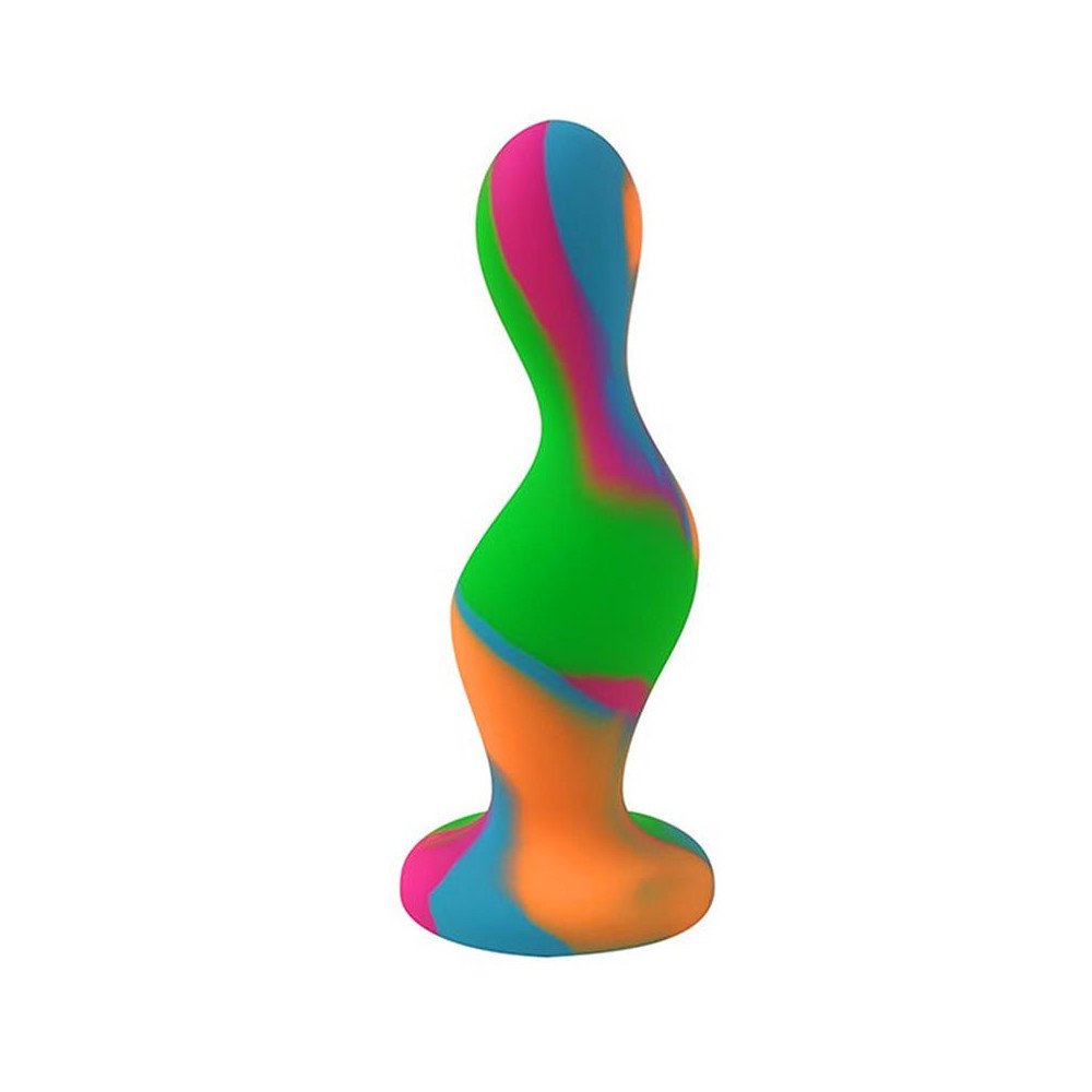 Plug Anal Multi Color Silicona