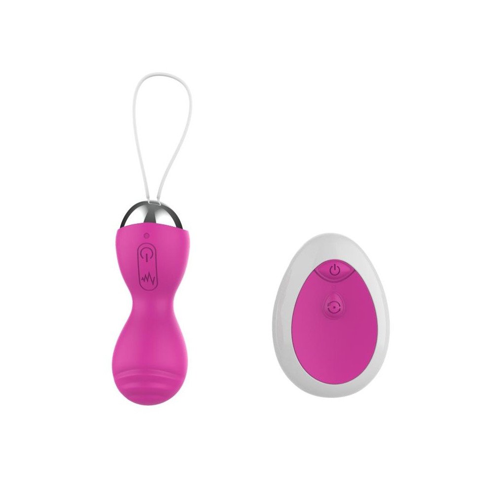 Huevo Vibrador con Control Remoto USB Rosa