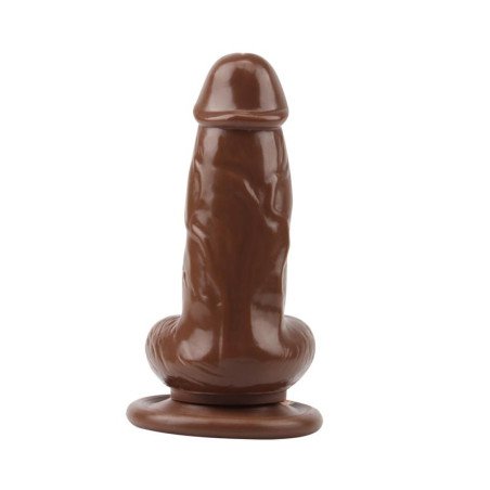 Dildo Jumbo Jack 6 con Vibracion marron
