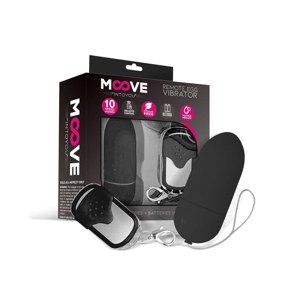 Huevo Vibrador con Control Remoto Negro
