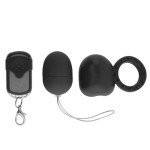 Anillo Vibrador con Control Remoto Negro