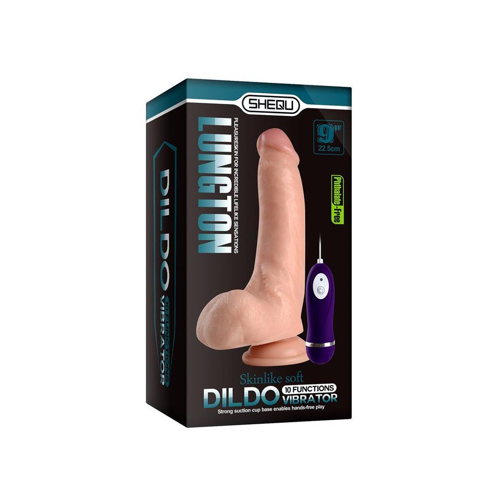 Vibrador Realista Control Remoto Duke Lungton 225 cm