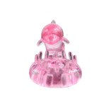 Anillo Vibrador Love Dolphig Ring Rosa