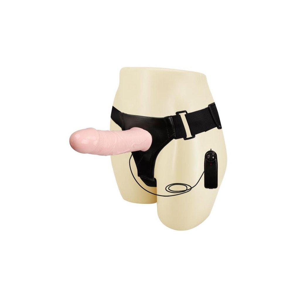 Arnes con Dildo Hueco Mens Pants Vibrador