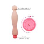 Dildo VIbrador Color Natural 22 cm