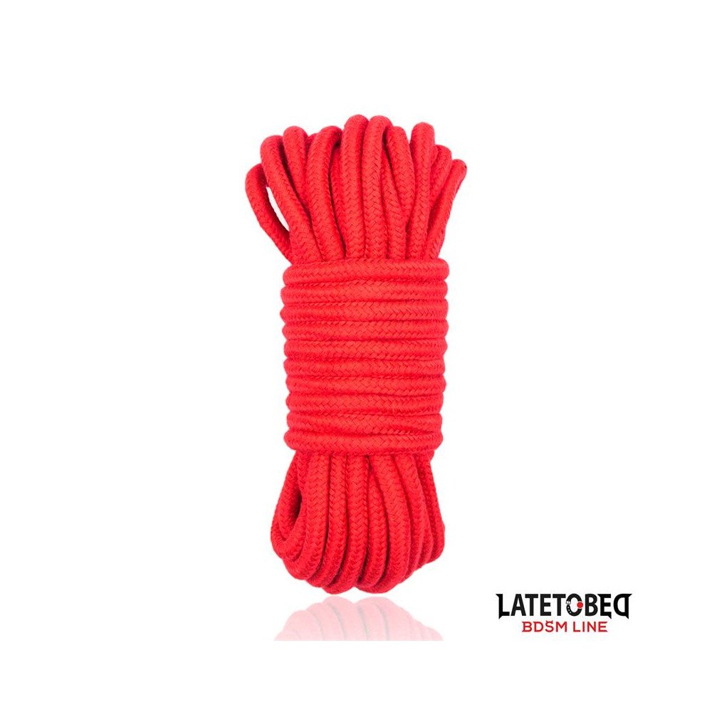 Cuerda Bondage de Algodon 5 m Roja