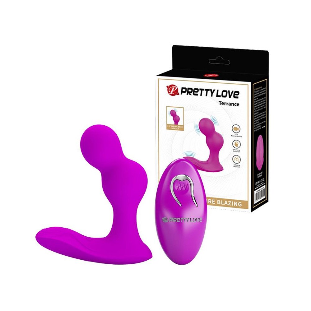Terrance Plug Anal con vibracion y Control Remoto