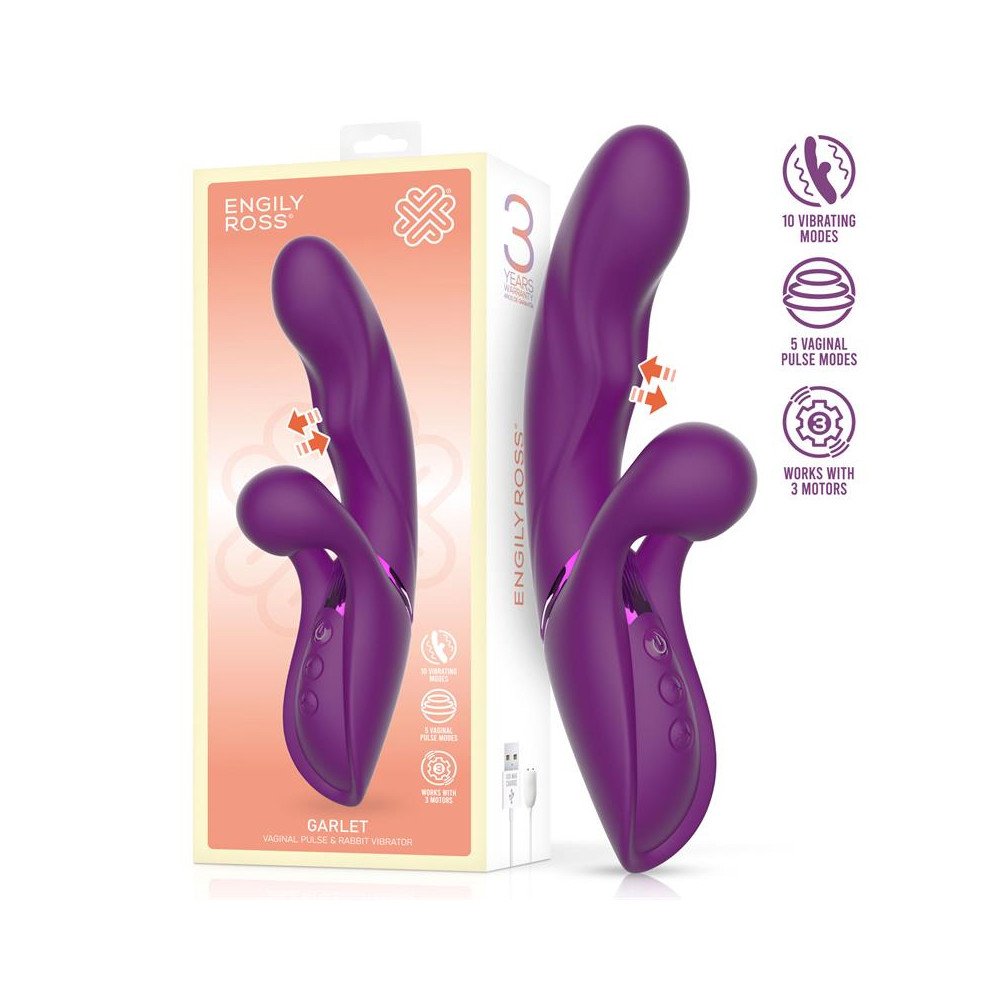 Garlet Vibrador con Bola de Pulsacion 3 Motores