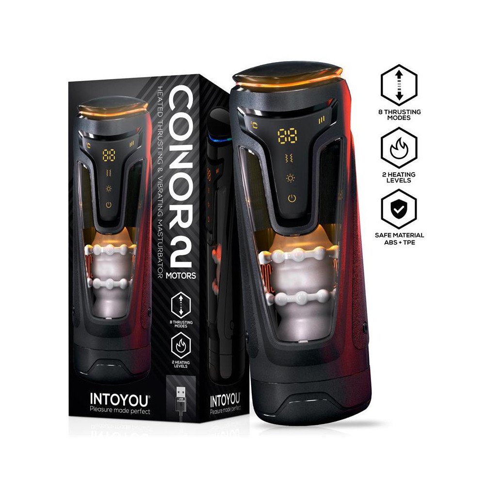 Conor Masturbador Masculino con Thrusting Vibracion y Calor
