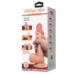 Dildo Realista con Piel Deslizante Retractil 194 cm
