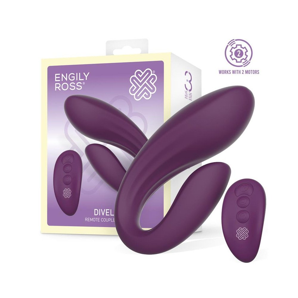 Divel Juguete para Parejas con Control Remoto