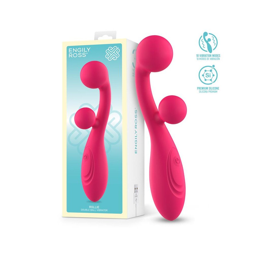 Rollie Vibrador con Doble Bola Estimuladora