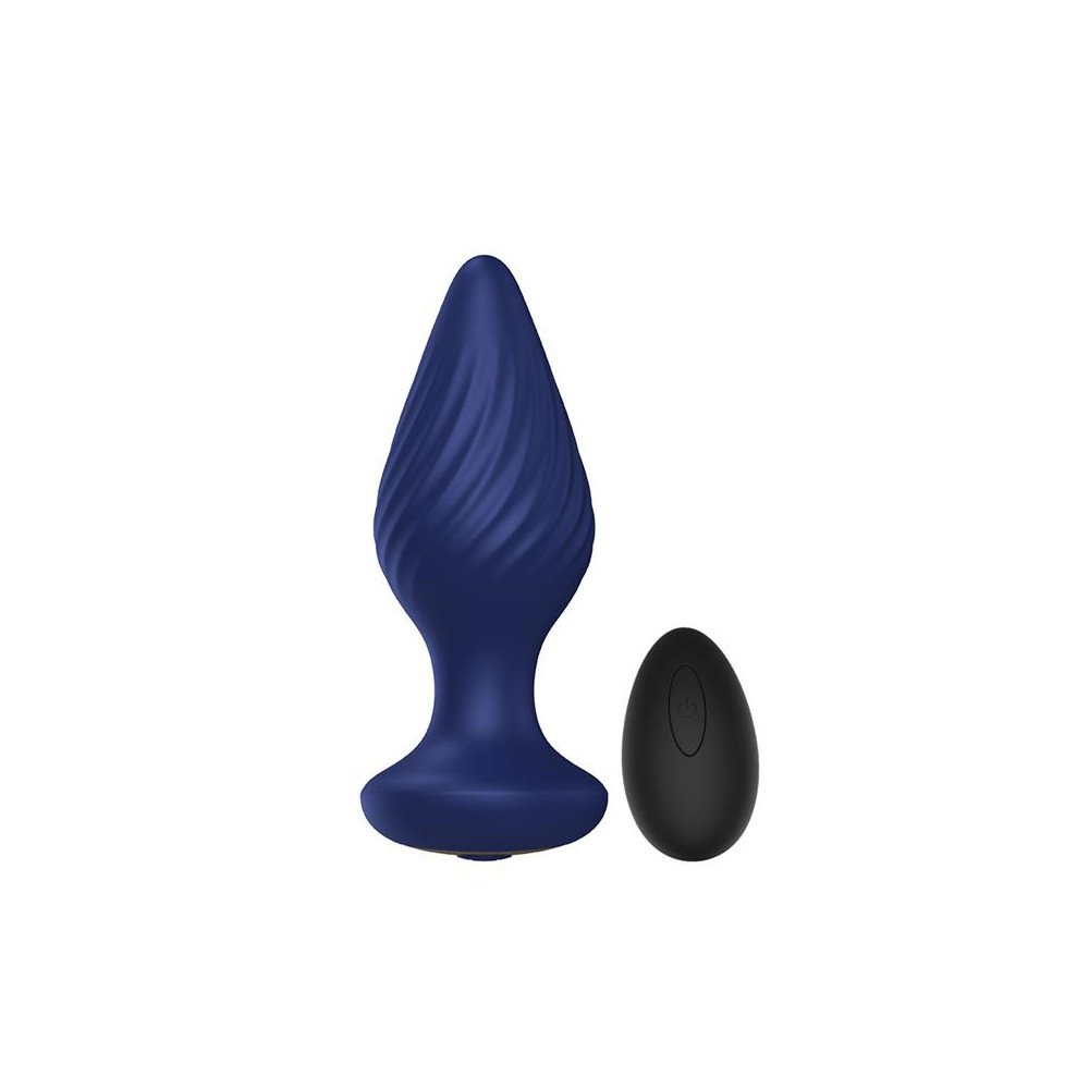 Spiral Plug Anal con Vibracion y Control Remoto